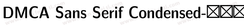 DMCA Sans Serif Condensed字体转换